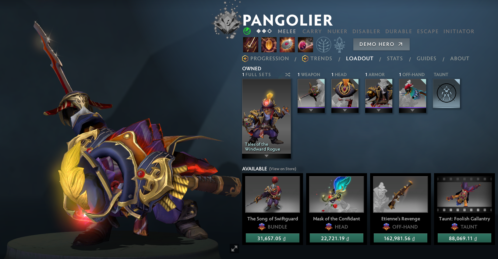 Légende IV | MMR : 3440 - Comportement : 9725