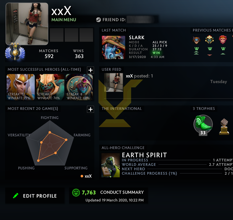 Divin III | MMR : 5070 - Comportement : 7763