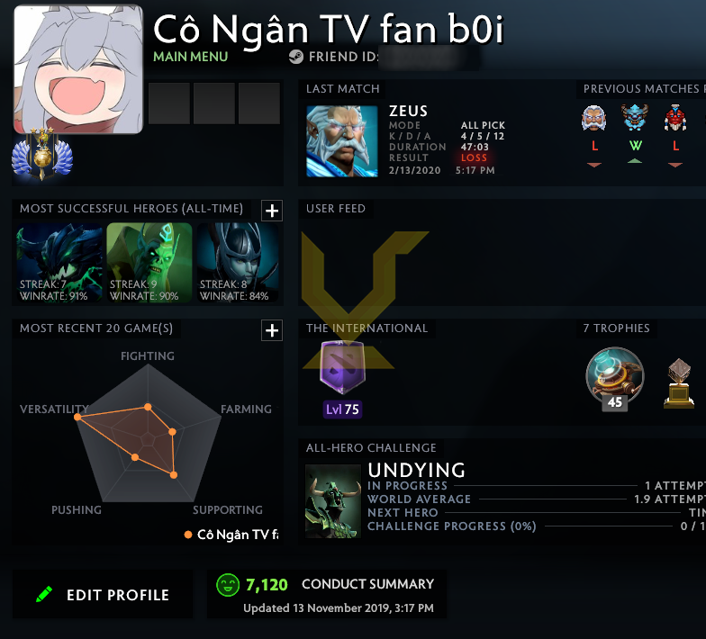 Divine III | MMR: 5080 - Behavior: 7120