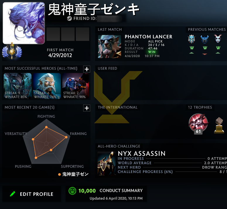 Divin I | MMR : 4820 - Comportement : 10000