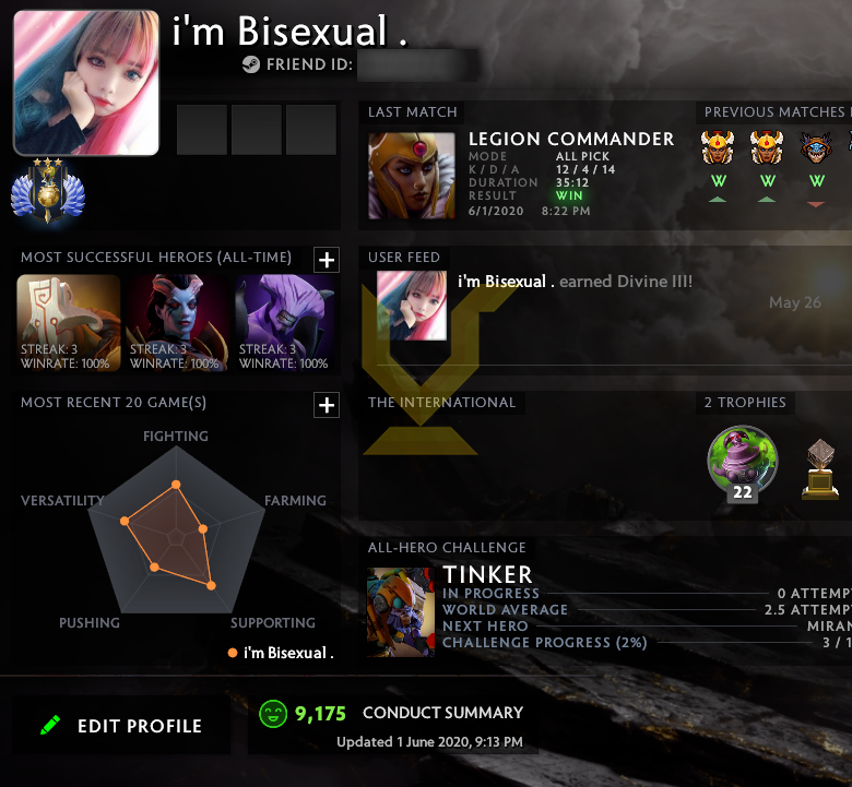 Divin III | MMR : 5220 - Comportement : 9175