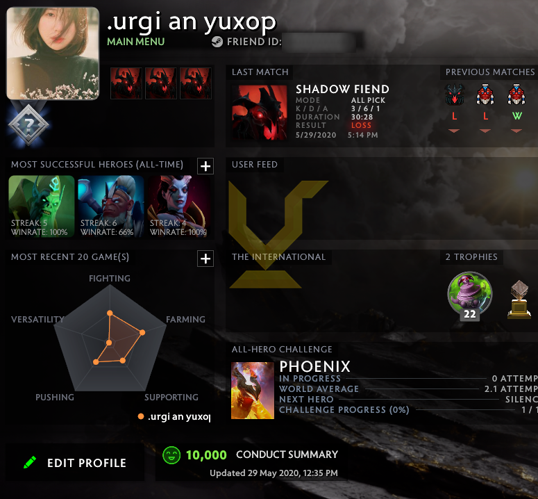 Uncalibrated | MMR: TBD - Behavior: 10000