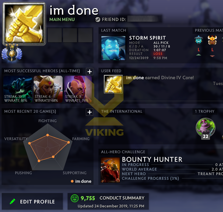 Divine IV | Core: 5302 / Support : 5233