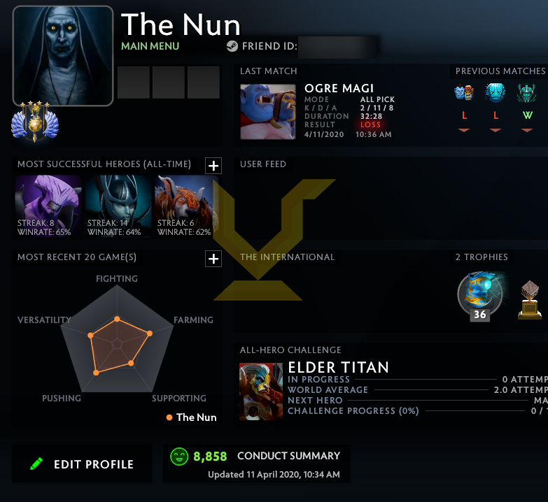 Divine IV | MMR: 5090 - Behavior: 8858