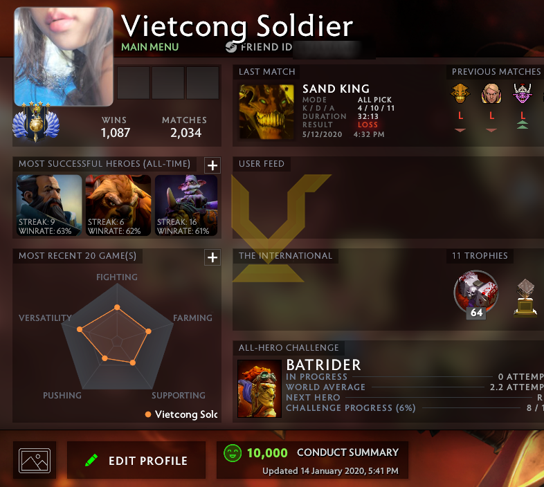 Divine IV | MMR: 5110 - Behavior: 10000