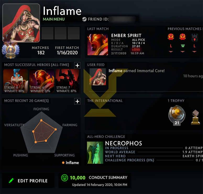 Immortel | Noyau : 5630 / Prise en charge : à déterminer