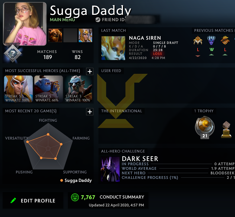 Uncalibrated | MMR: TBD - Behavior: 7767