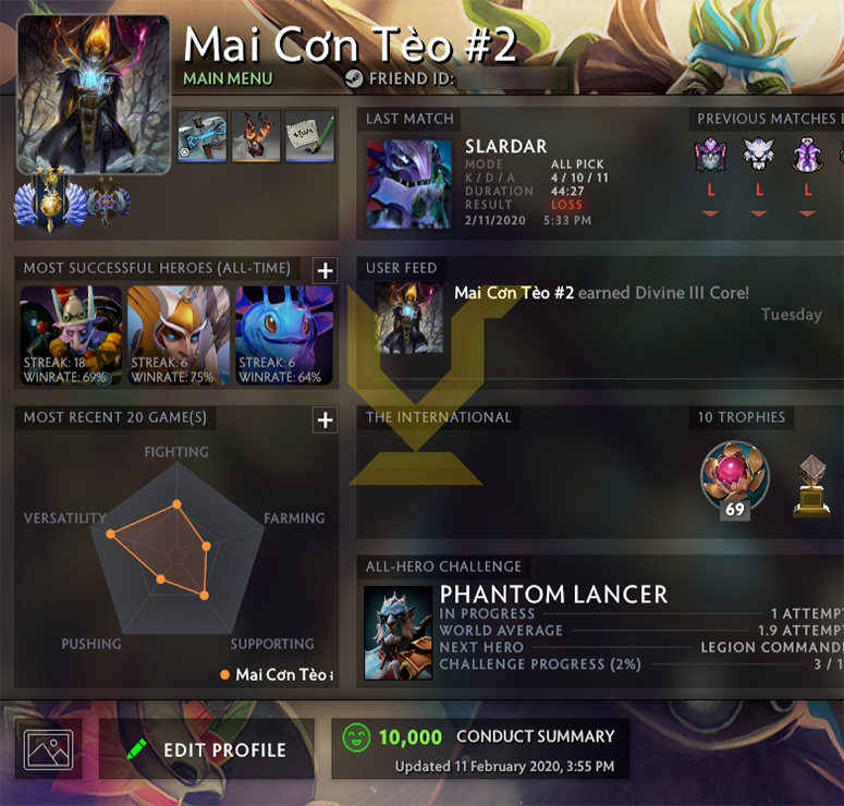 Divin III | Noyau : 5000 / Prise en charge : 4240