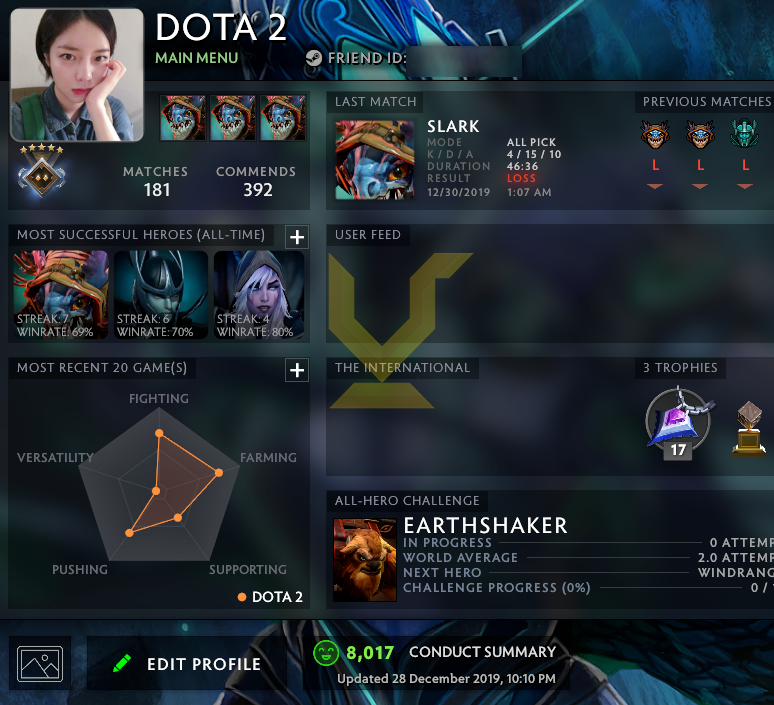 Guardian V | MMR: 1410 - Behavior: 8017