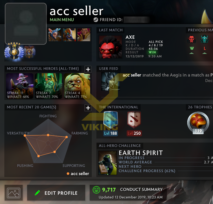 Divin V | Noyau : 5500 / Prise en charge : 5407