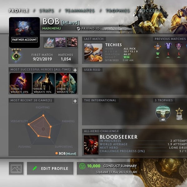 Herald IV | MMR: 510 - Behavior: 10000