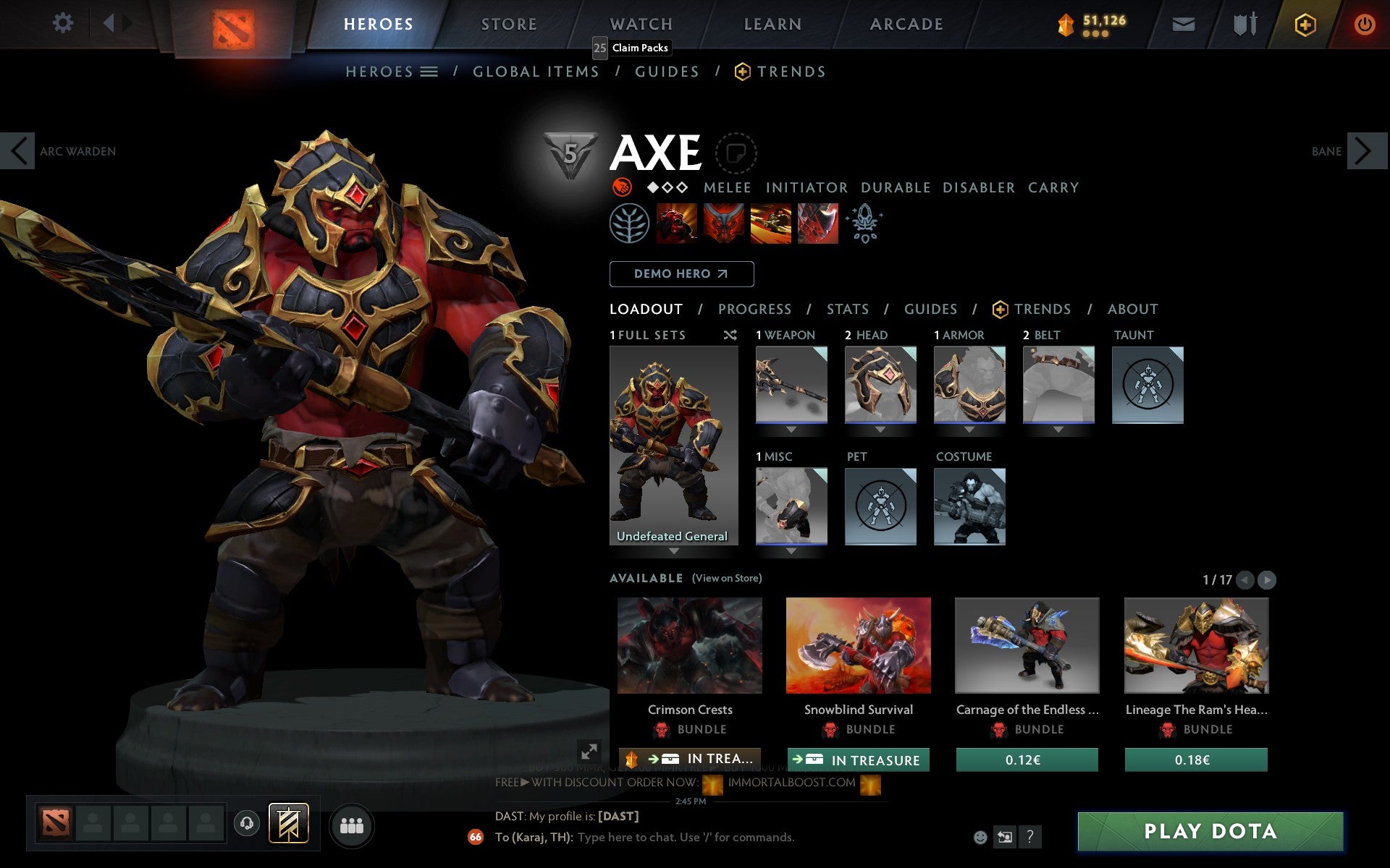 Legend III | MMR: 3365 - Behavior: 9080