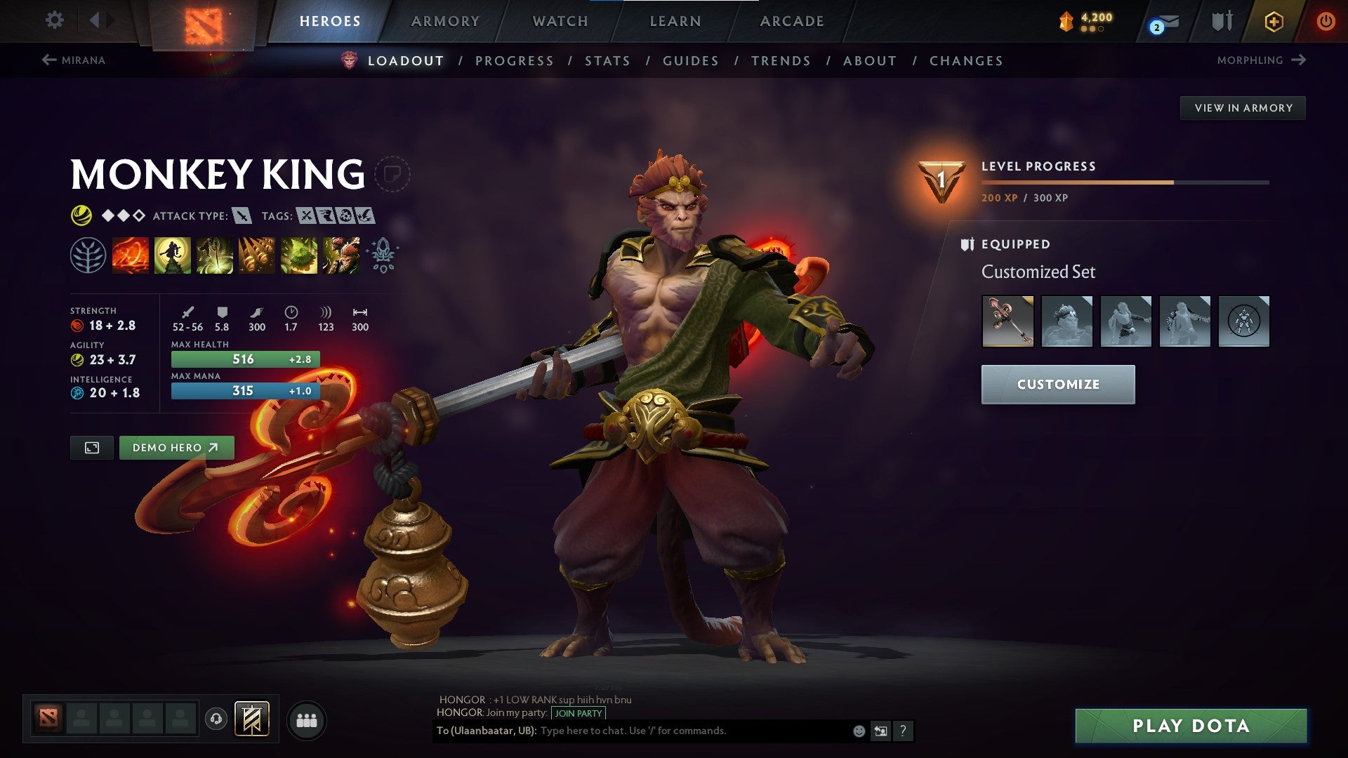 Legend IV | MMR: 3679 - Behavior: 10380 - Communication: 10380