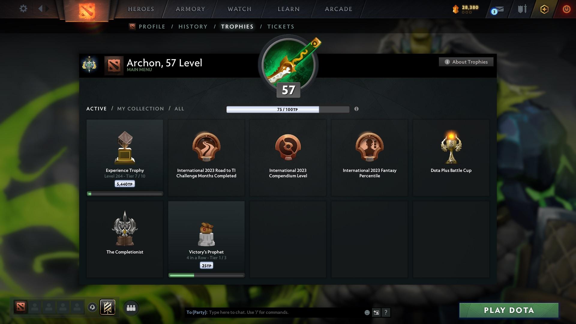 Archon I | MMR: 2305 - Behavior: 10895 - Communication: 9895
