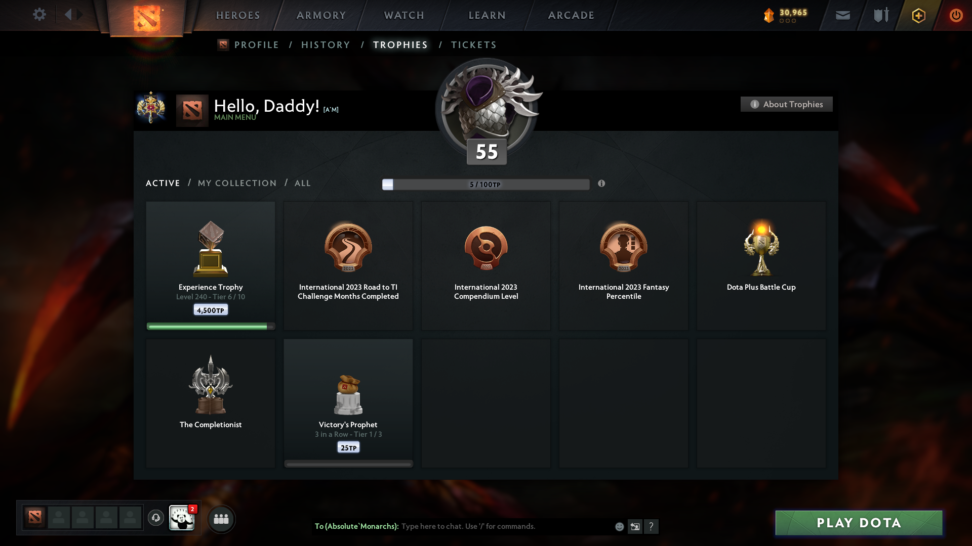 Legend I | MMR: 2974 - Behavior: 10175 - Communication: 10175