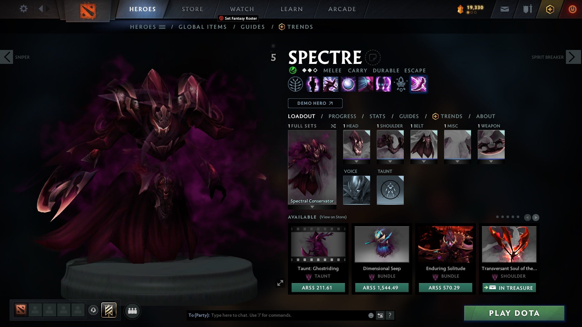 Herald III | MMR: 400 - Behavior: 9955