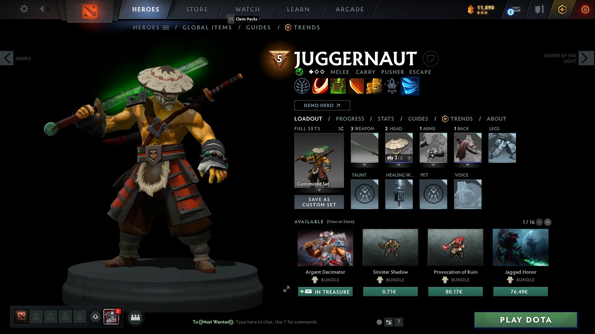 Ancient I | MMR: 3910 - Behavior: 10000