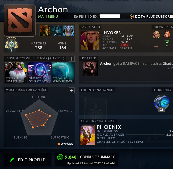 Archonte V | MMR : 2990 - Comportement : 9840