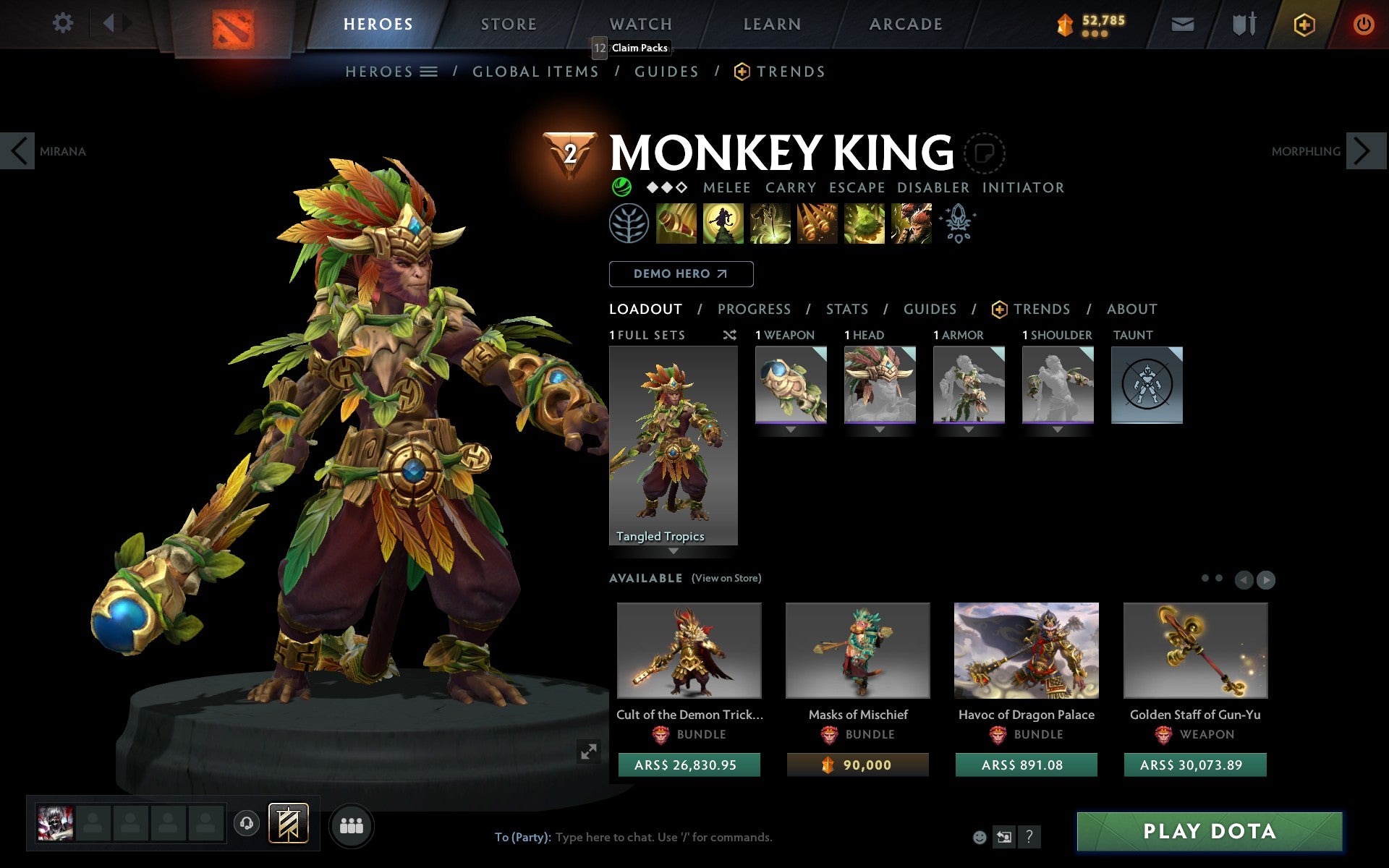 Ancient V | MMR: 4483 - Behavior: 9673