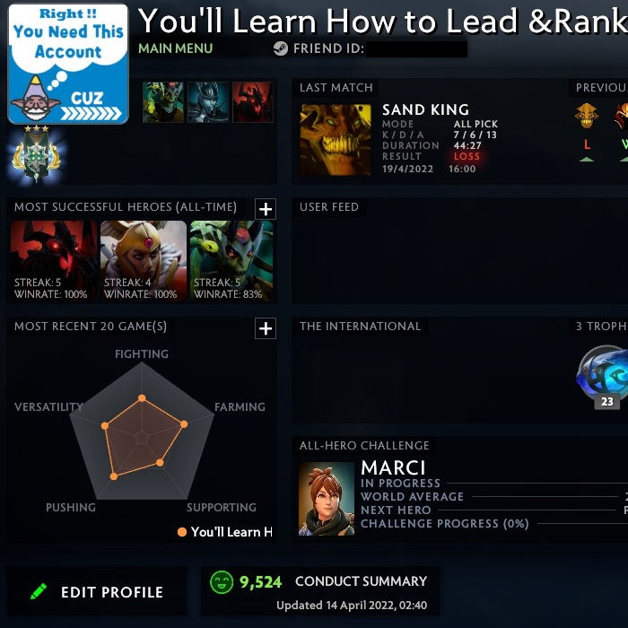 Archon III | MMR:2660 - Behavior: 9524