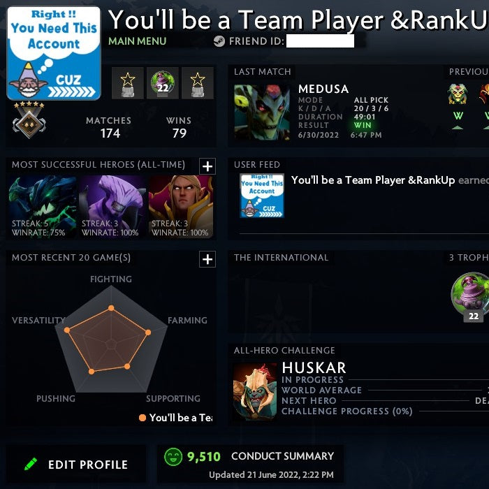 Guardian V | MMR: 1420 - Behavior: 9510