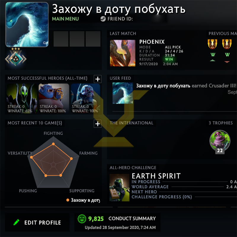 Croisé III | RMM : 1960 - Comportement : 9825