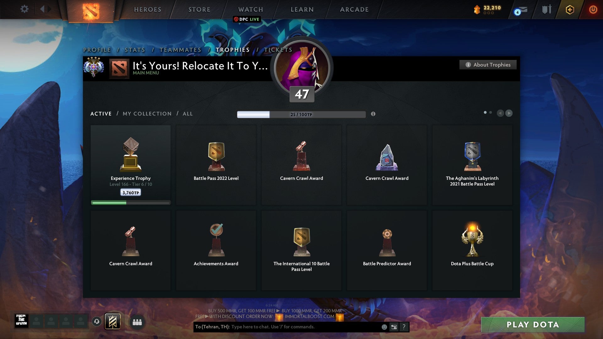 Ancient IV | MMR: 4352 - Behavior: 9948