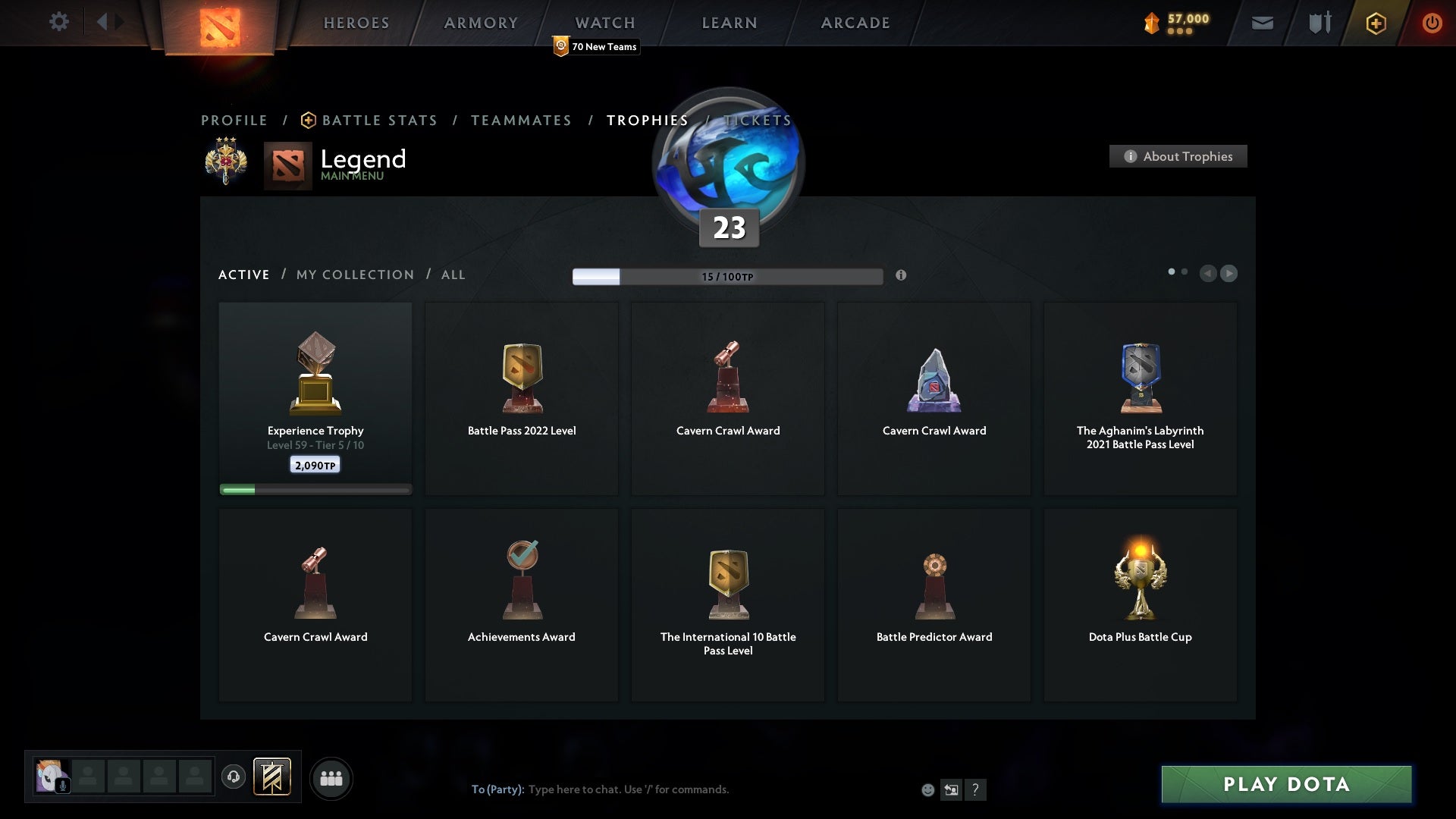 Legend III | MMR: 3496 - Behavior: 10601 - Communication: 10601