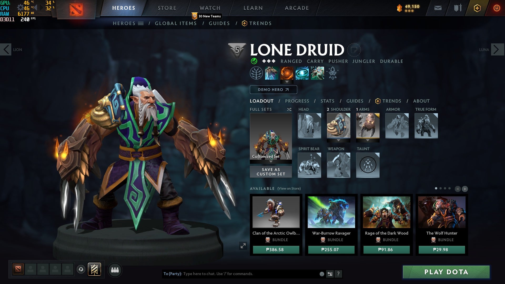 Archon V | MMR: 2840 - Behavior: 8545