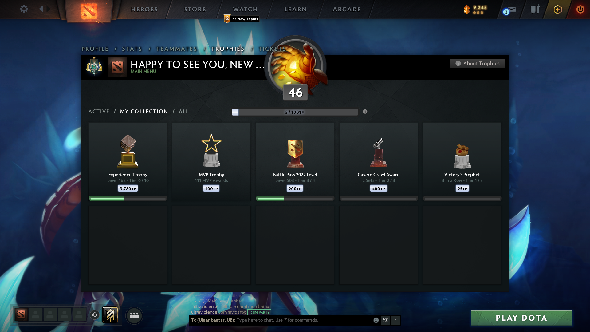 Archon I | MMR: 2325 - Behavior: 10000