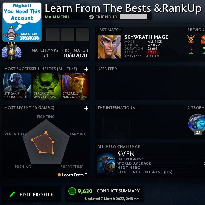 Divine III | MMR: 5090 - Behavior: 9630