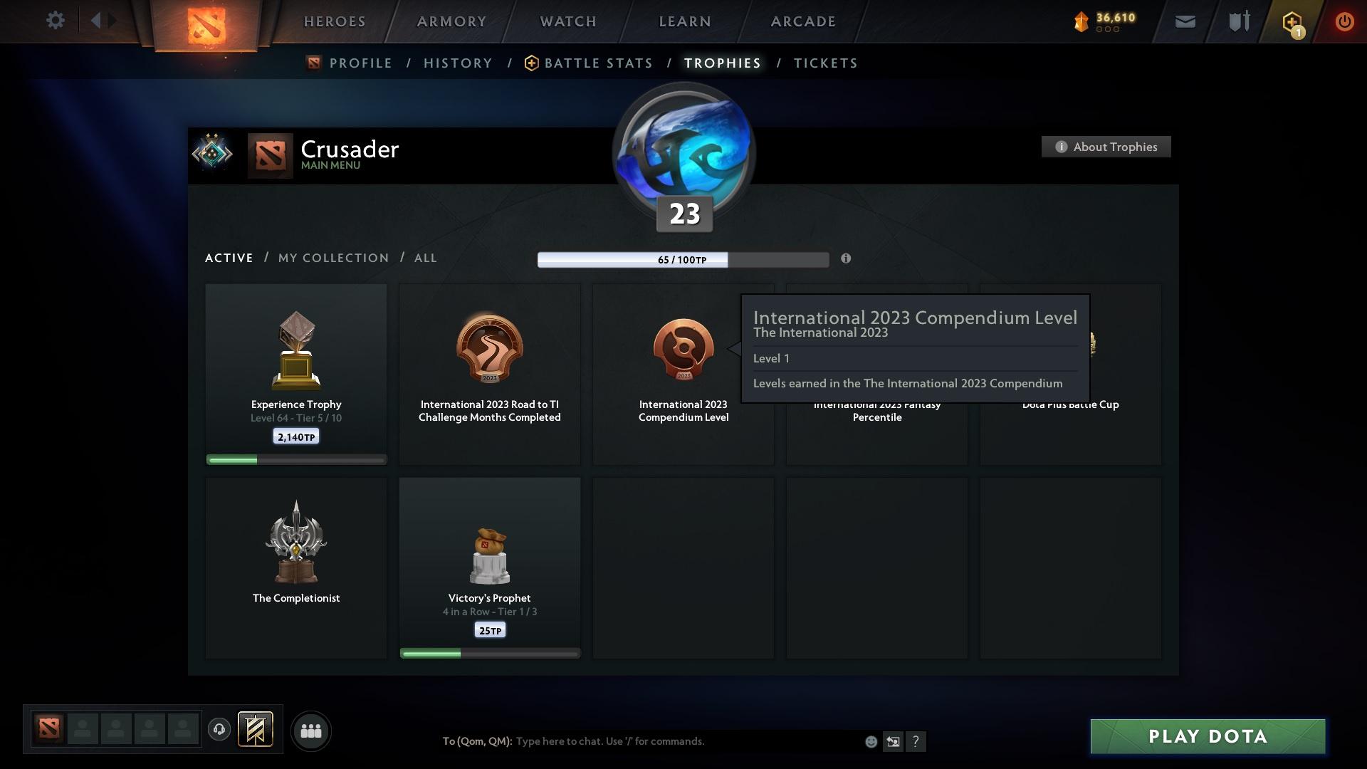 Crusader II | MMR: 1605 - Behavior: 9386 - Communication: 9386