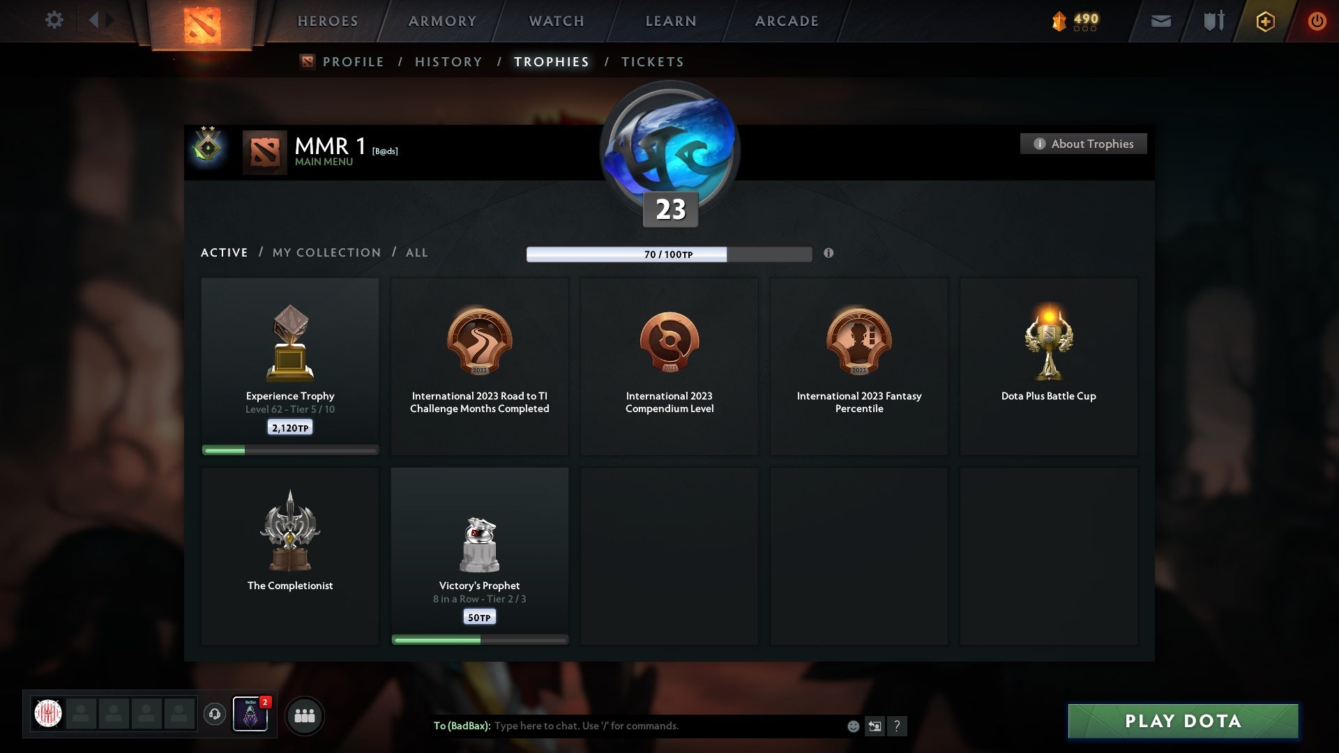 Herald II | MMR: 1 - Behavior: 8264 - Communication: 8264