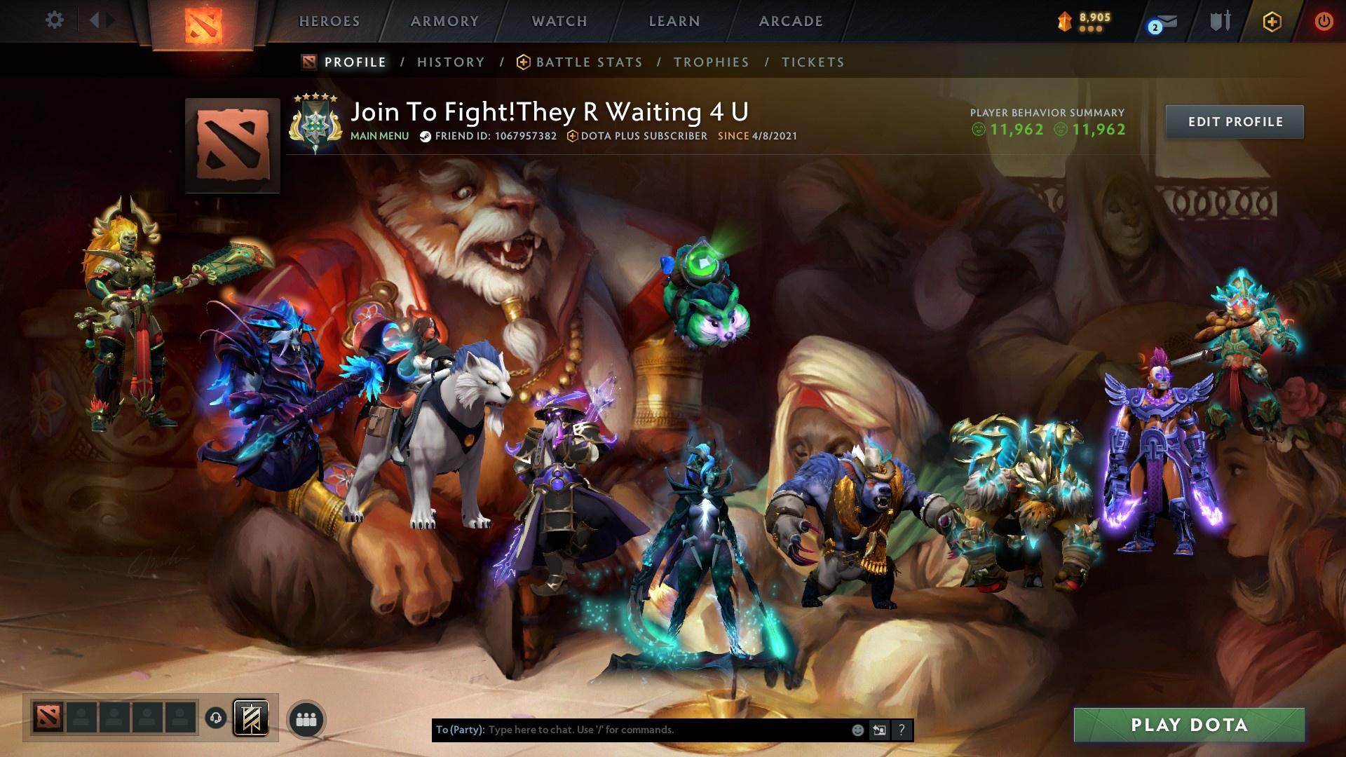 Archon V | MMR: 2833 - Behavior: 11962 - Communication: 11962