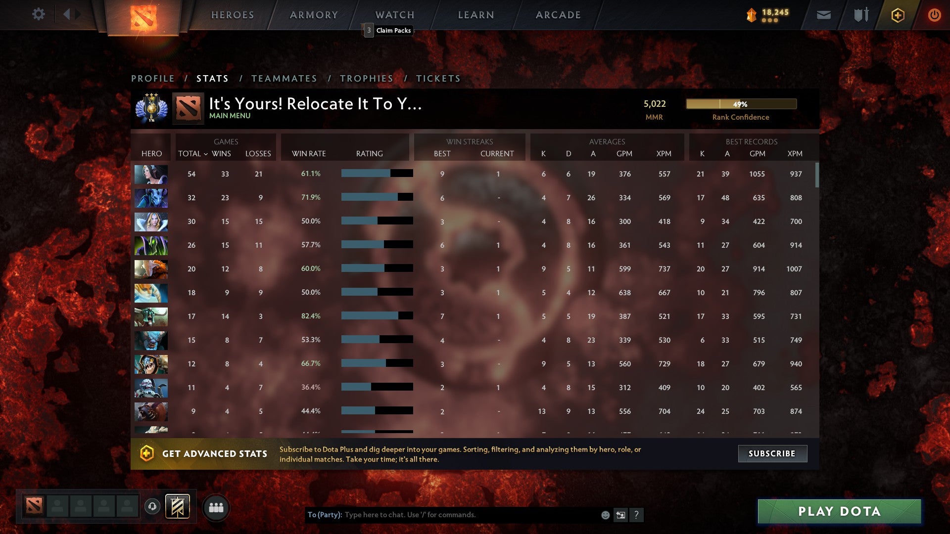 Divine III | MMR: 5022 - Behavior: 10025 - Communication: 10025