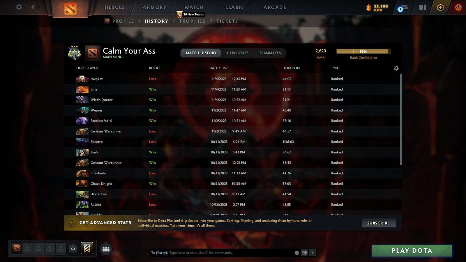 Archon III | MMR: 2620 - Behavior: 10105 - Communication: 10105