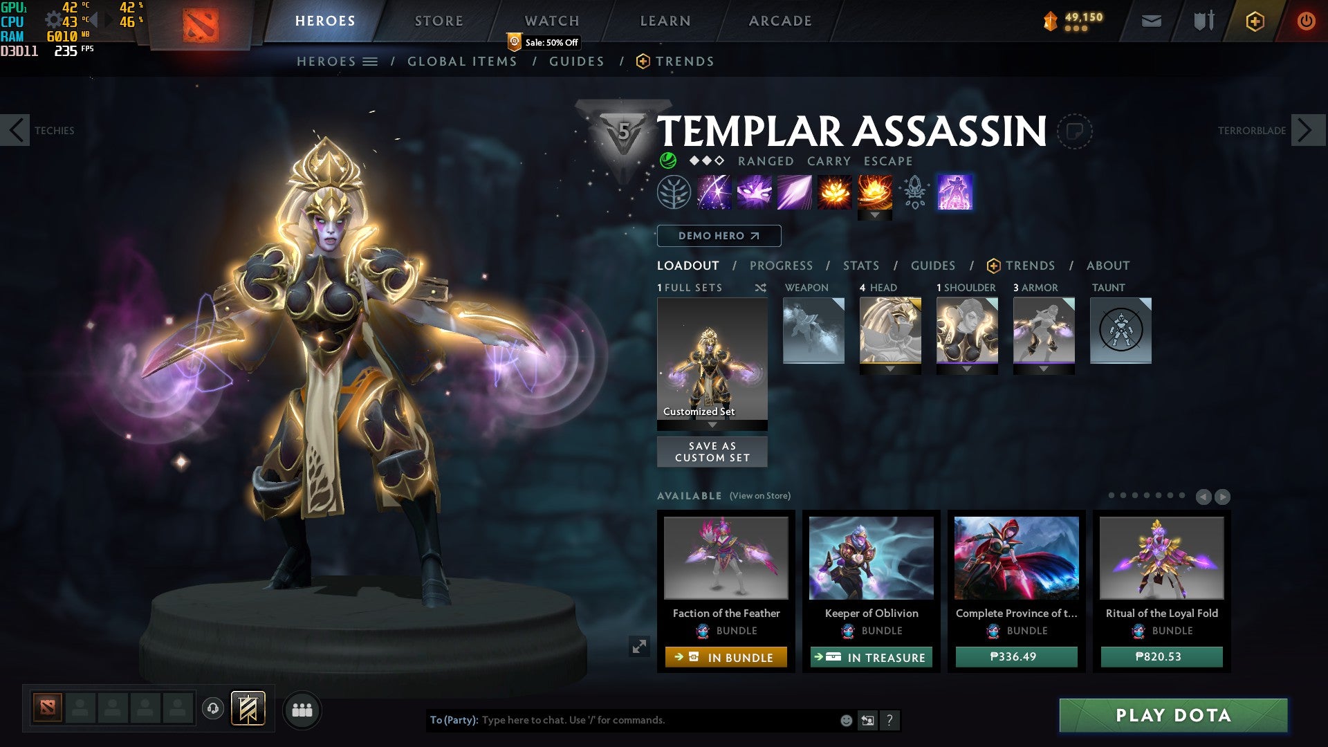 Archon V | MMR: 2840 - Behavior: 8545