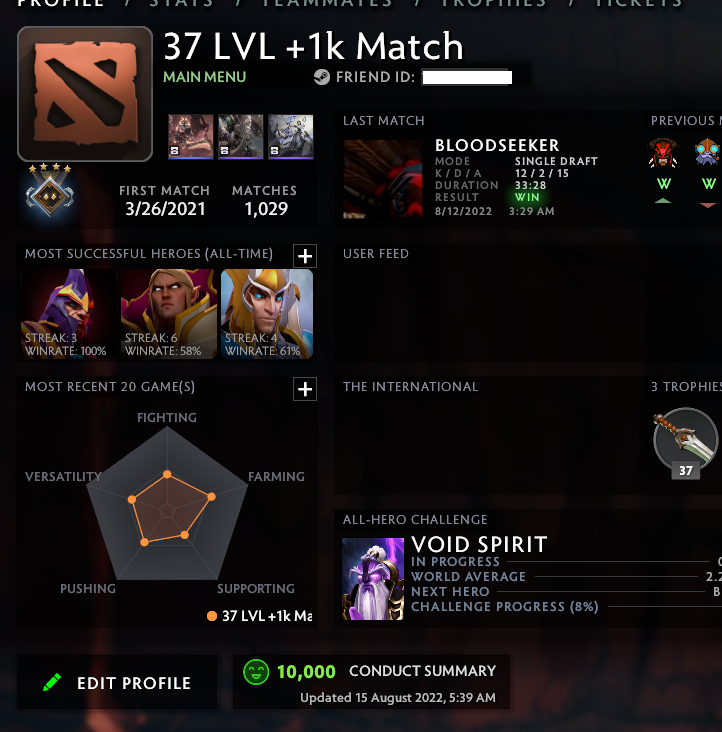 Gardien IV | MMR : 1260 - Comportement : 10000