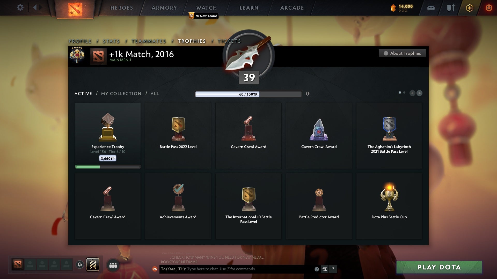 Legend V | MMR: 3652 - Behavior: 10000 - Communication: 10000