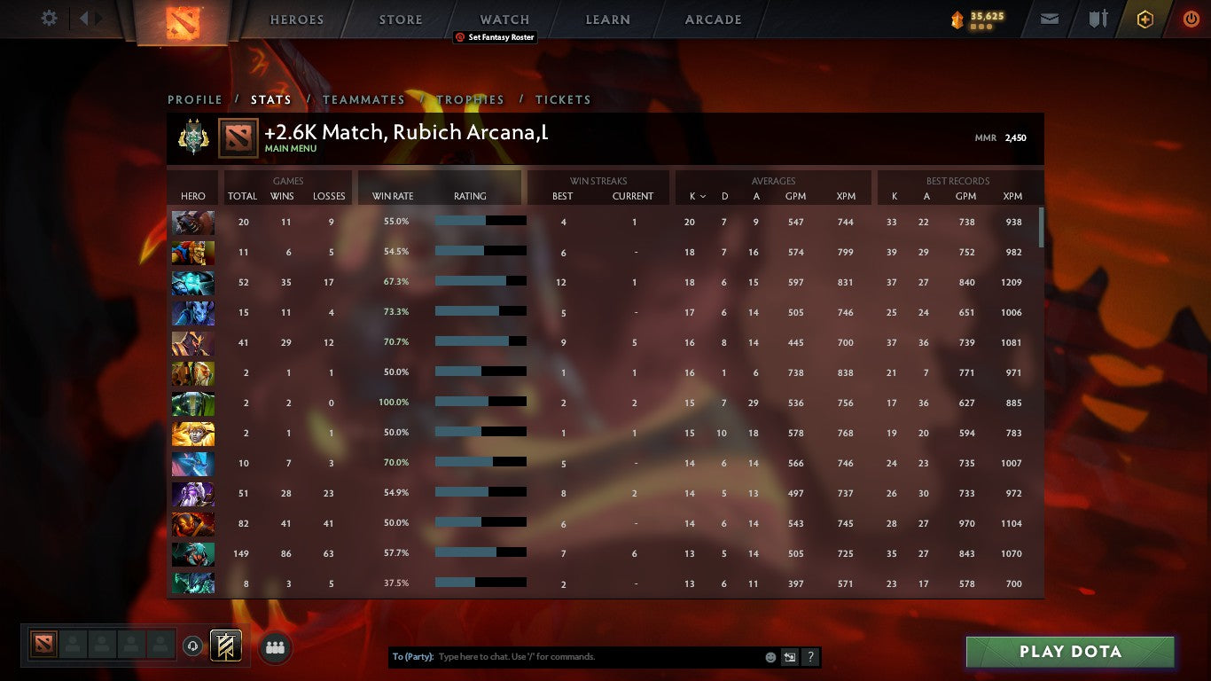 Archon II | MMR: 2450 - Behavior: 9197