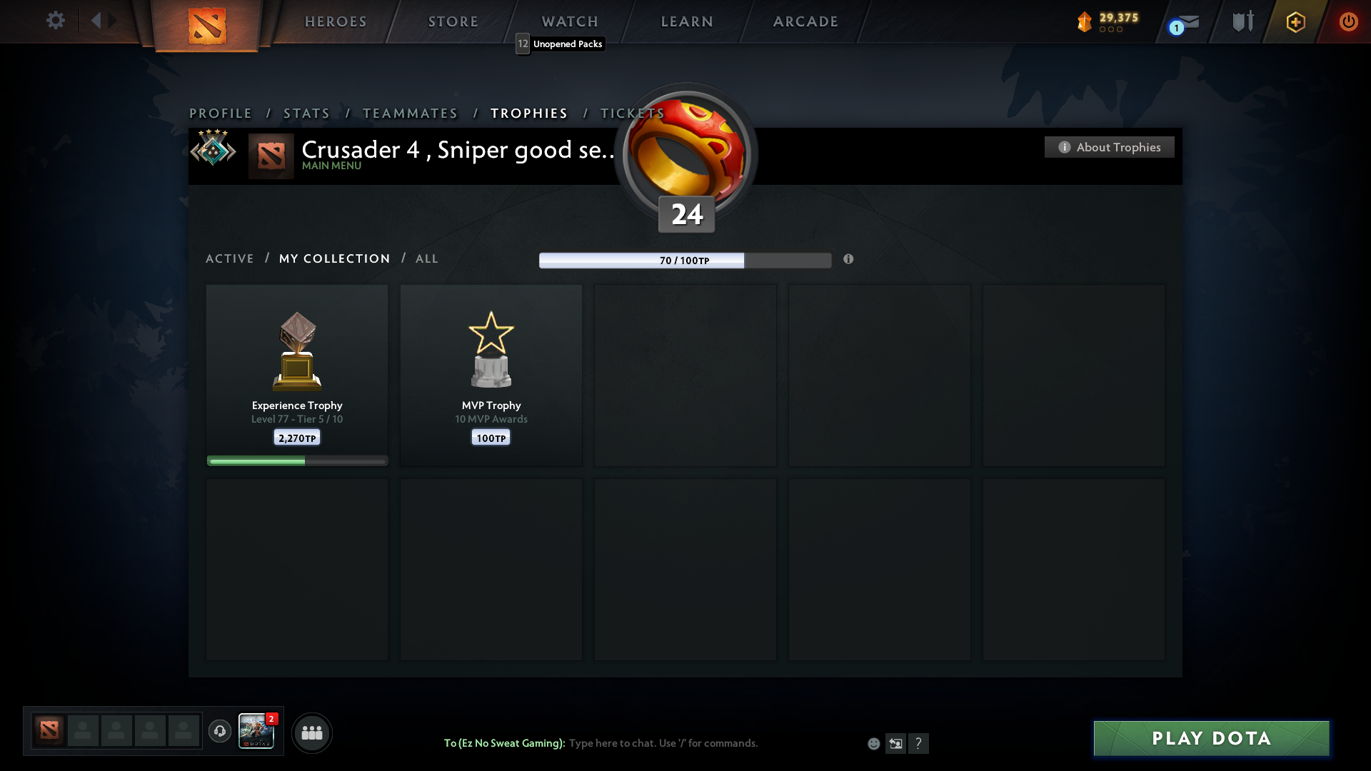 Crusader IV | MMR: 1971 - Behavior: 8624