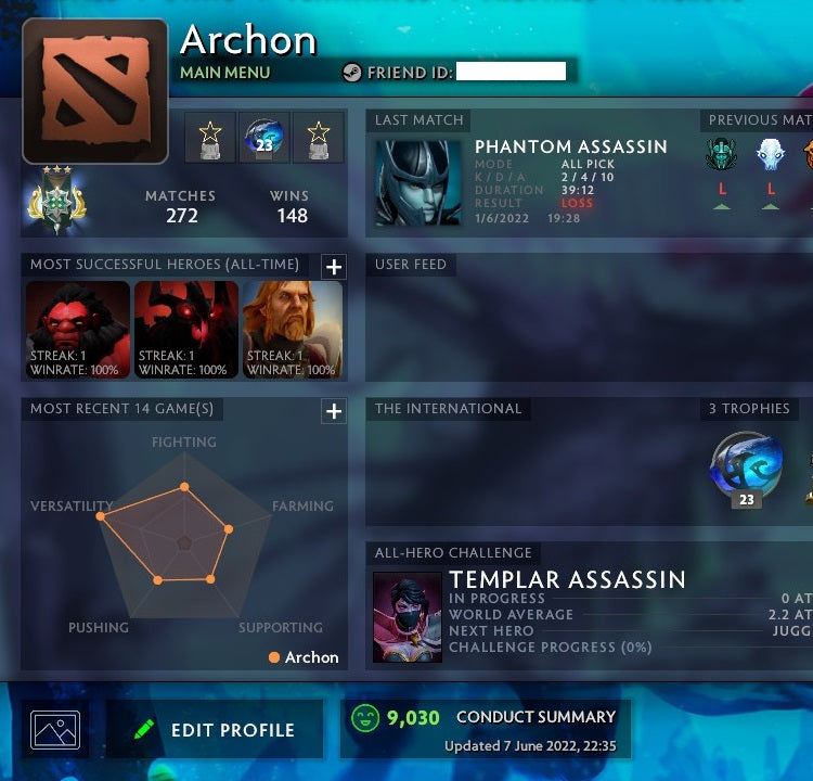 Archonte III | MMR : 2710 - Comportement : 9030