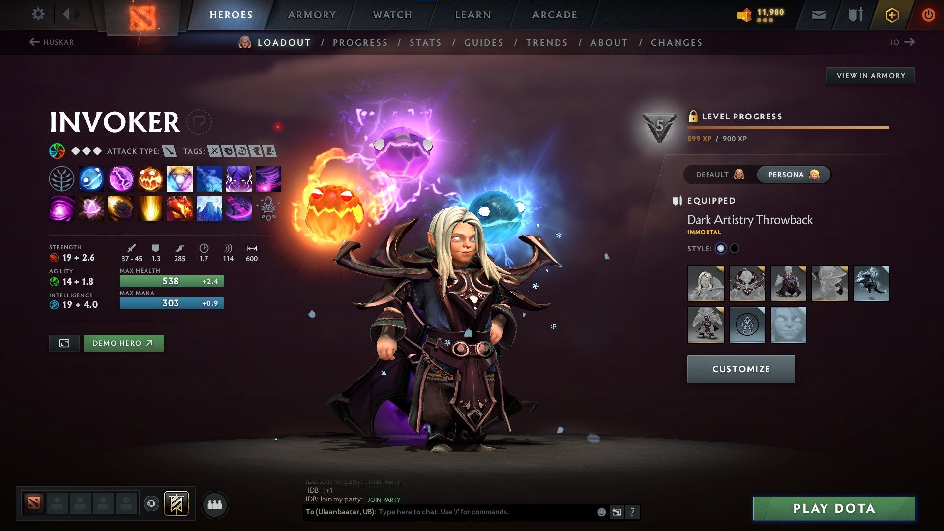 Legend V | MMR: 3718 - Behavior: 9925 - Communication: 9925