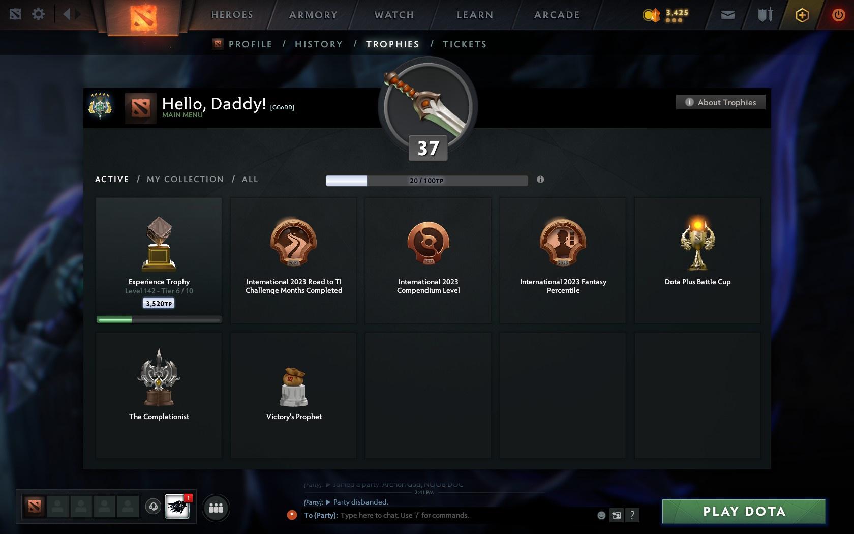 Archon V | MMR: 2938 - Behavior: 9120 - Communication: 9120