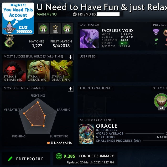 Héraut III | MMR : 250 - Comportement : 9285