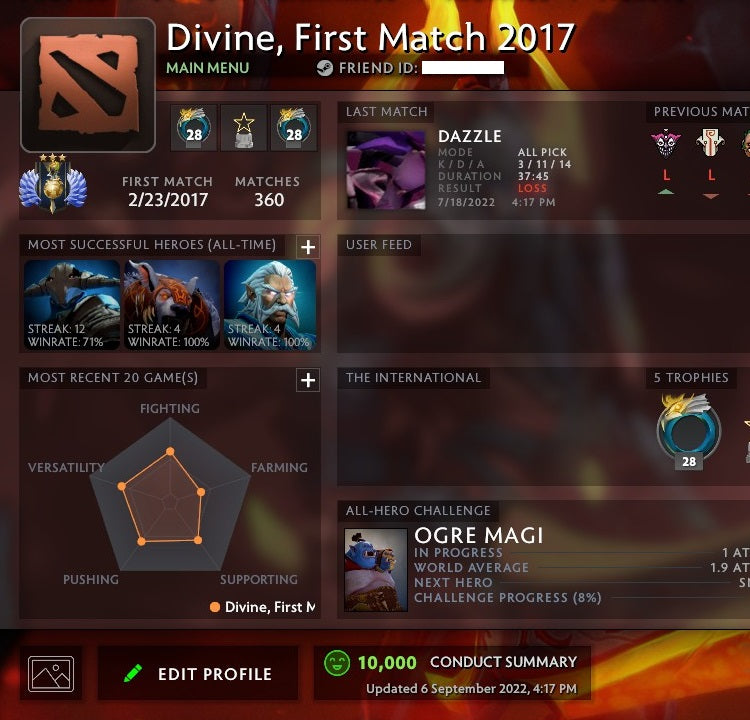 Divin III | MMR : 5020 - Comportement : 10000