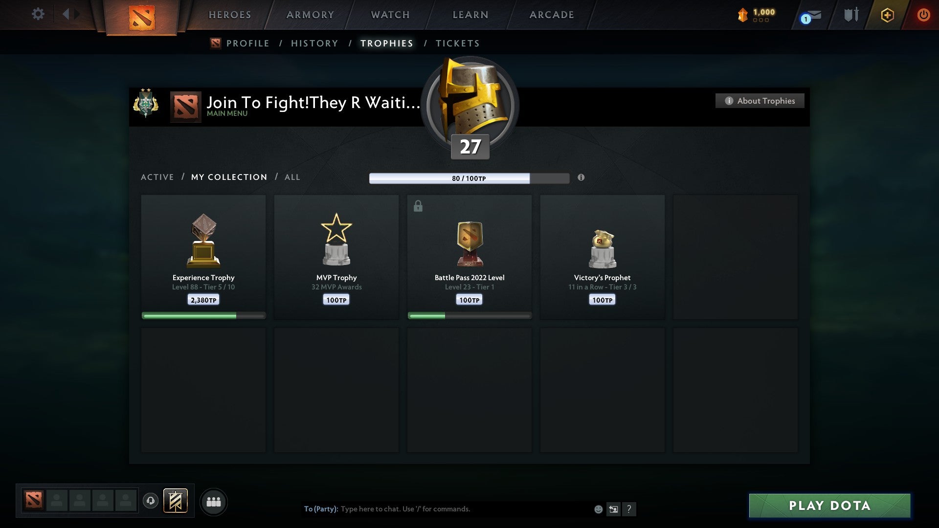 Archon II | MMR: 2392 - Behavior: 8727 - Communication: 8727