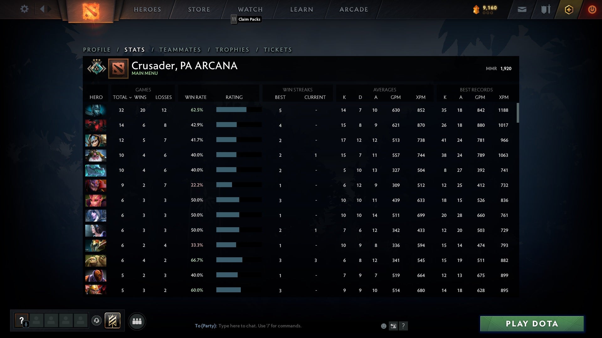 Crusader III | MMR: 1920 - Behavior: 10000