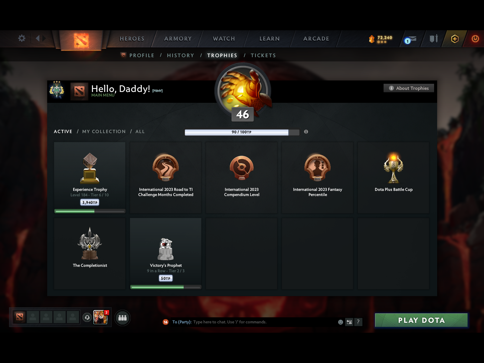 Archon III | MMR: 2548 - Behavior: 8718 - Communication: 8718