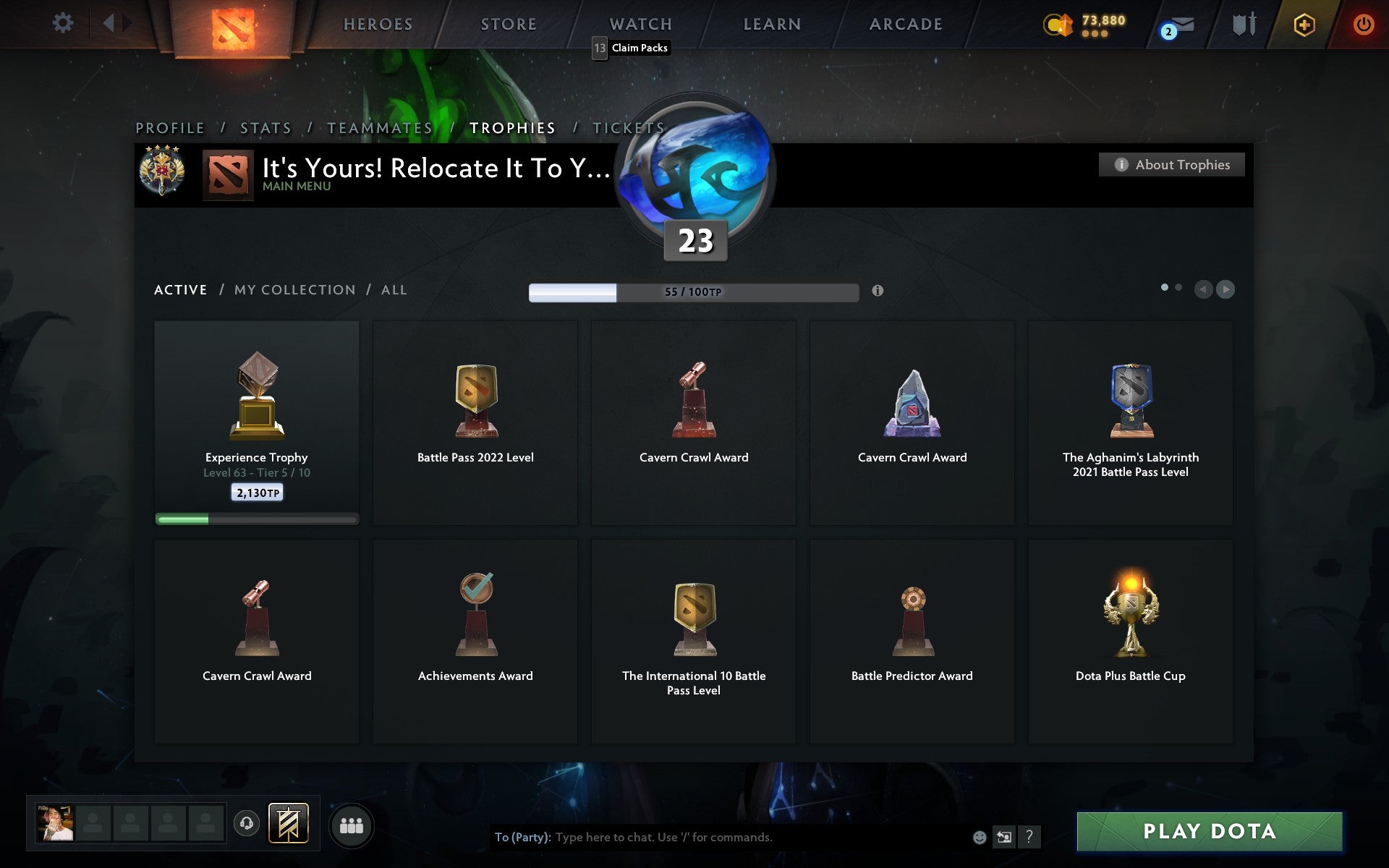 Legend IV | MMR: 3607 - Behavior: 9189